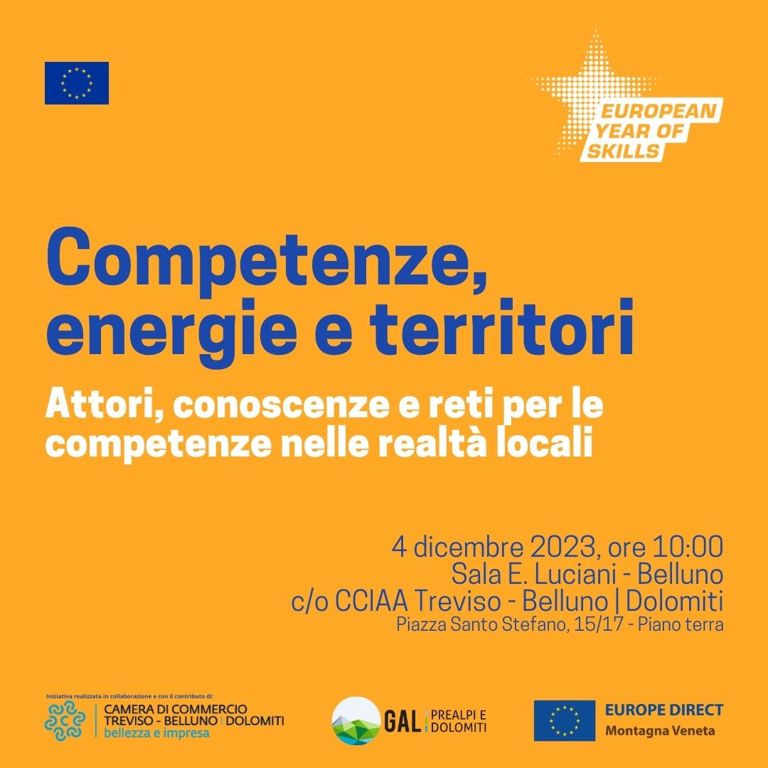 Convegno “Competenze, energie e territori”