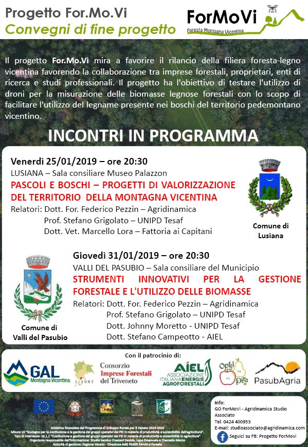 PROGETTO FOR.MO.VI – CONVEGNI DI FINE PROGETTO