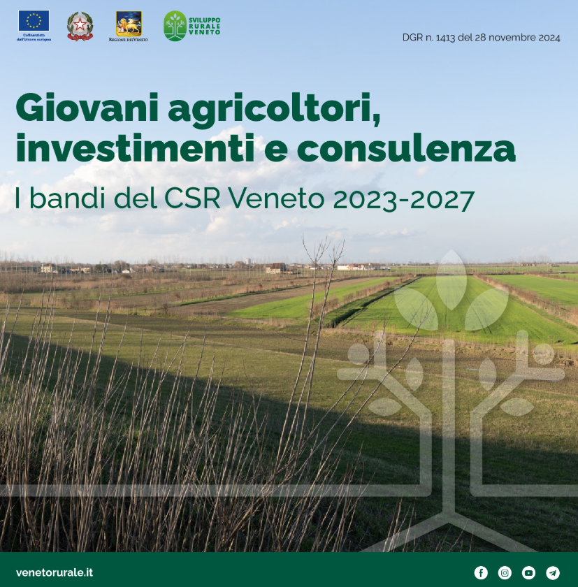 Opportunità per i giovani agricoltori della Regione Veneto